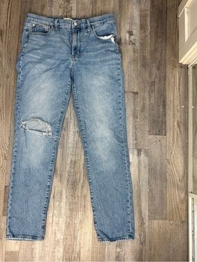 Madewell light blue vintage-wash jeans